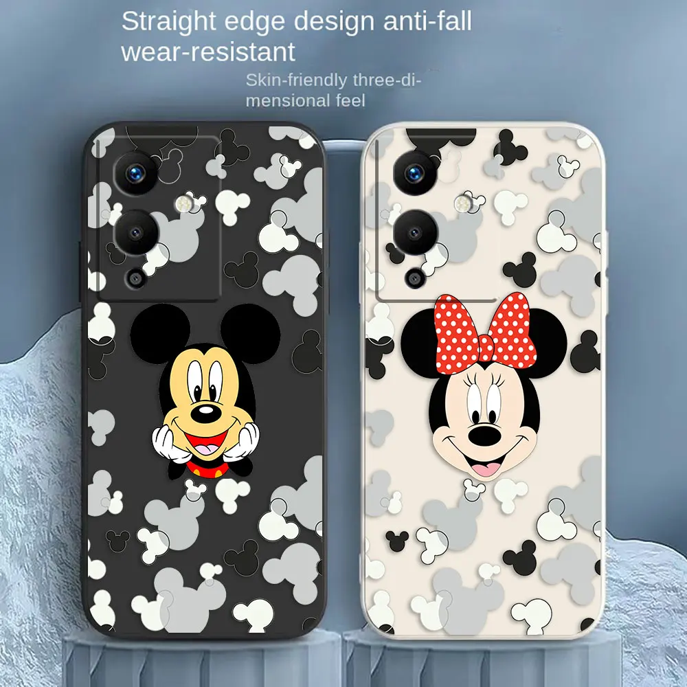 Mickey Minnie Mouse Phone Case For Infinix SPARK NOTE 30 10 11 12 G96 8 SMART 5 6 7 POVA 3 4 PRO Silicone Case Funda Shell Capa