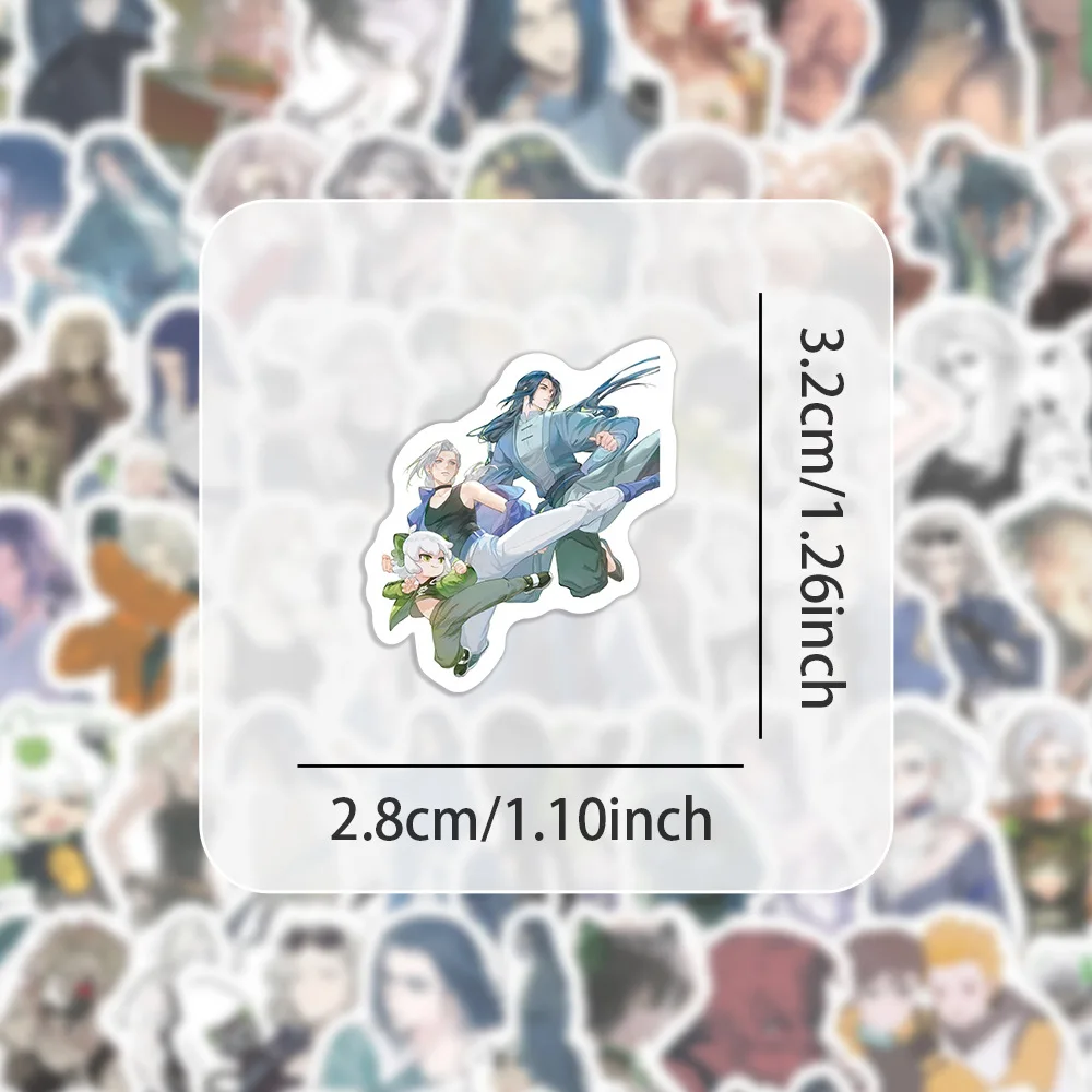 50/100PCS The Legend of Hei Anime Cartoon Sticker DIY Phone Laptop Luggage Skateboard Graffiti Decals Fun for Kid