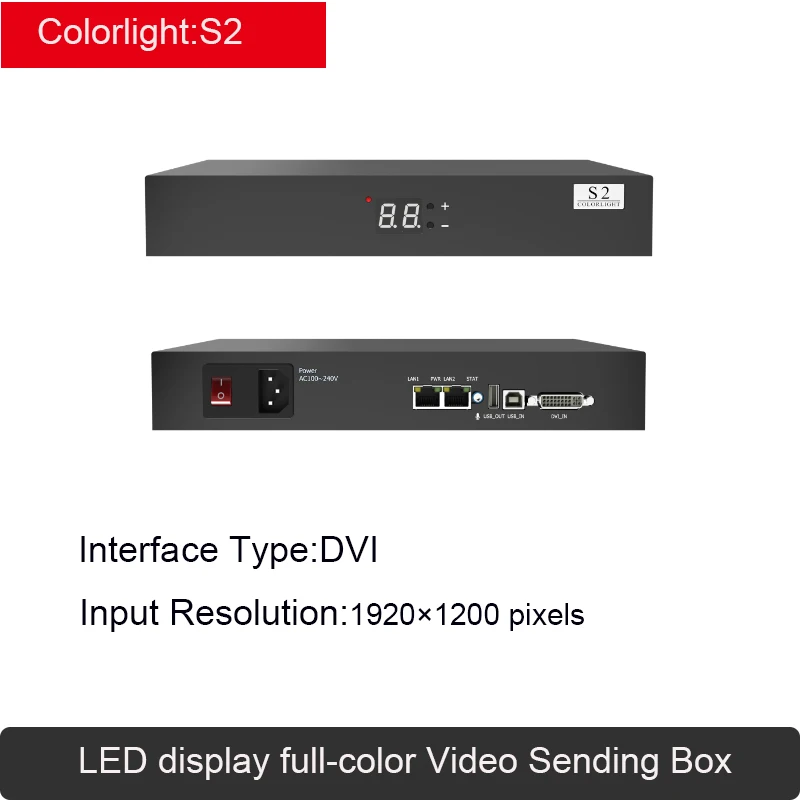 Colorlight S2 Full-color Sender Synchronous Control System of HD Transmitter Main Control LED Display