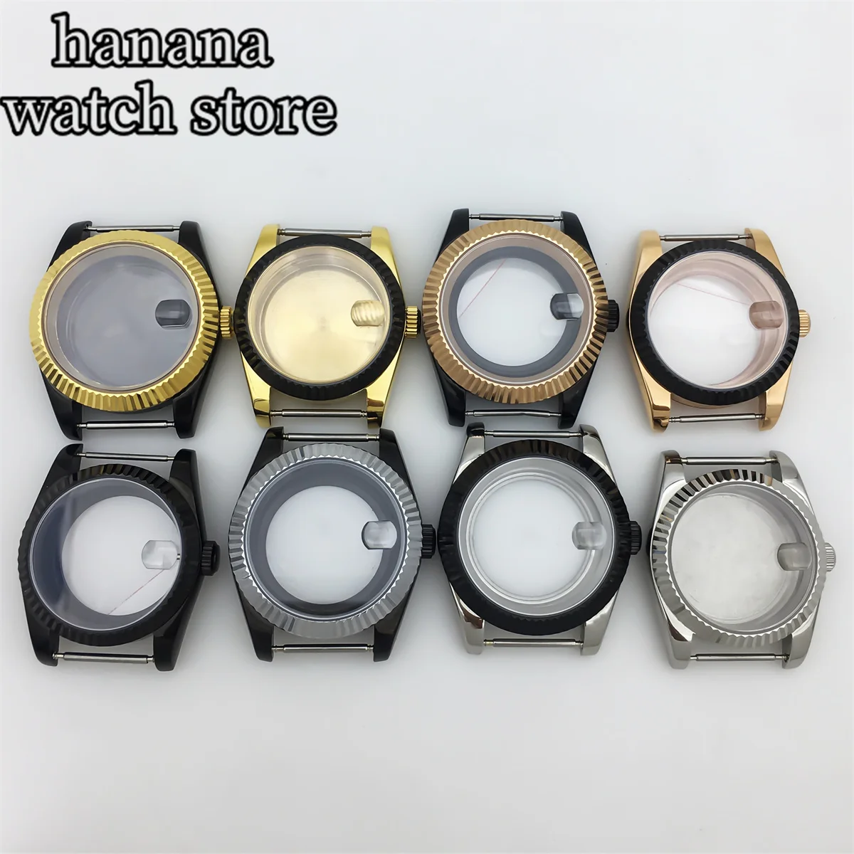 

BLIGER 36mm/39mm case Silver gold black sapphire glass with NH34 NH35 NH36 ETA2824 2836 Miyota8215 PT5000 DG2813 3804 movement