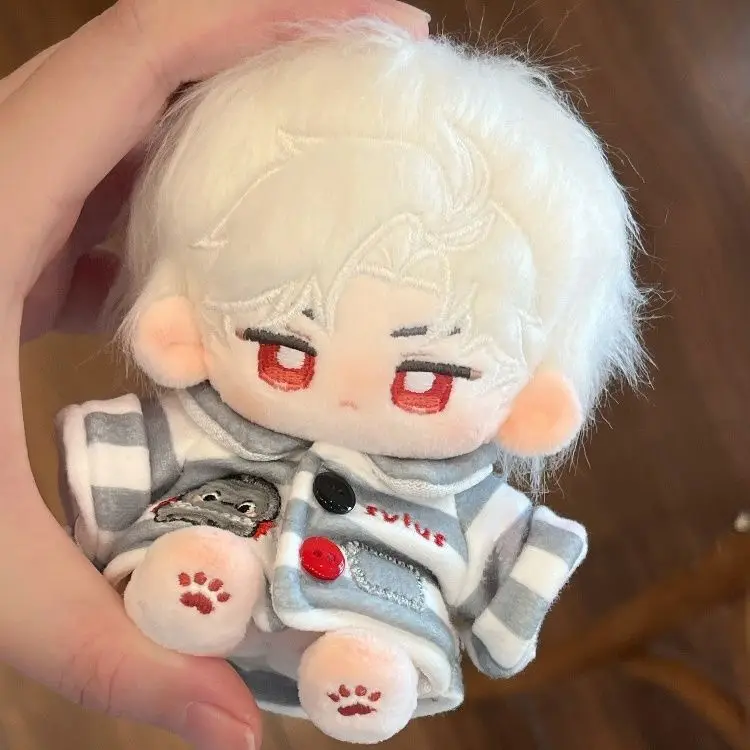 

10CM Anime Love and Deepspace Cosplay Xavier Zayne Caleb Rafayel Sylus Adorable Maid Plush Doll Toy Plush Pendant Keychain Gift
