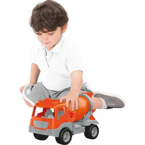 Camión mezclador de hormigón con caja completa de 42 cm, Tutorial útil y elegante, modelo educativo multifuncional 2022