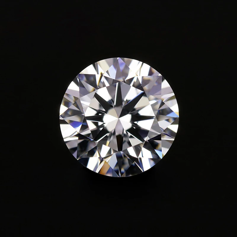 Moissanite Stone Wholesale D Color Round Cut 0.1CT-12CT for Jewelry Making with Report beads for jewelry making