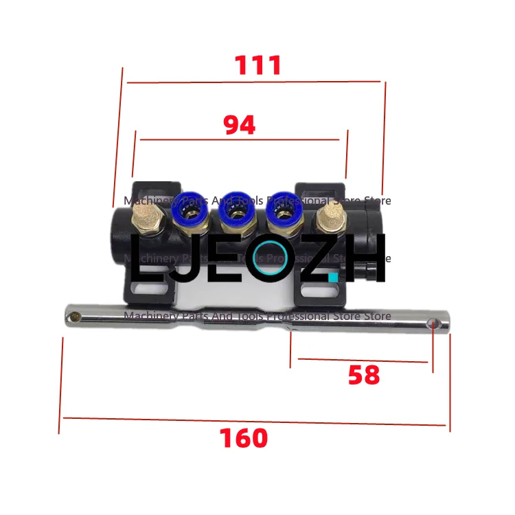 Tire Picking Machine Accessories Five-way Valve for Shiqin Fire Eagle Kewei Pneumatic Valve, Foot Control Pneumatic Switch