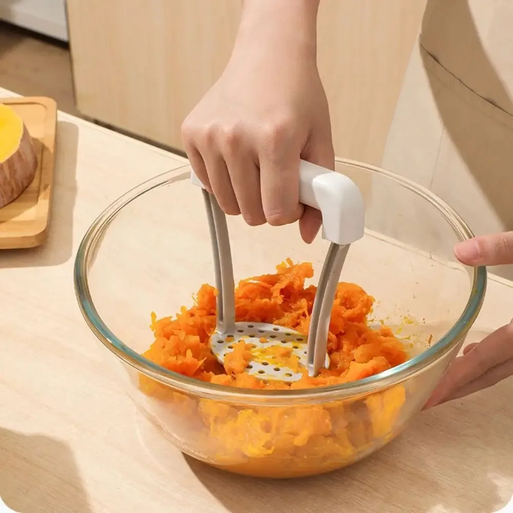 1PC Portable Plastic Manual Potato Masher – Kitchen and Home Use Potato Masher and Press – Multifunctional Food Processor