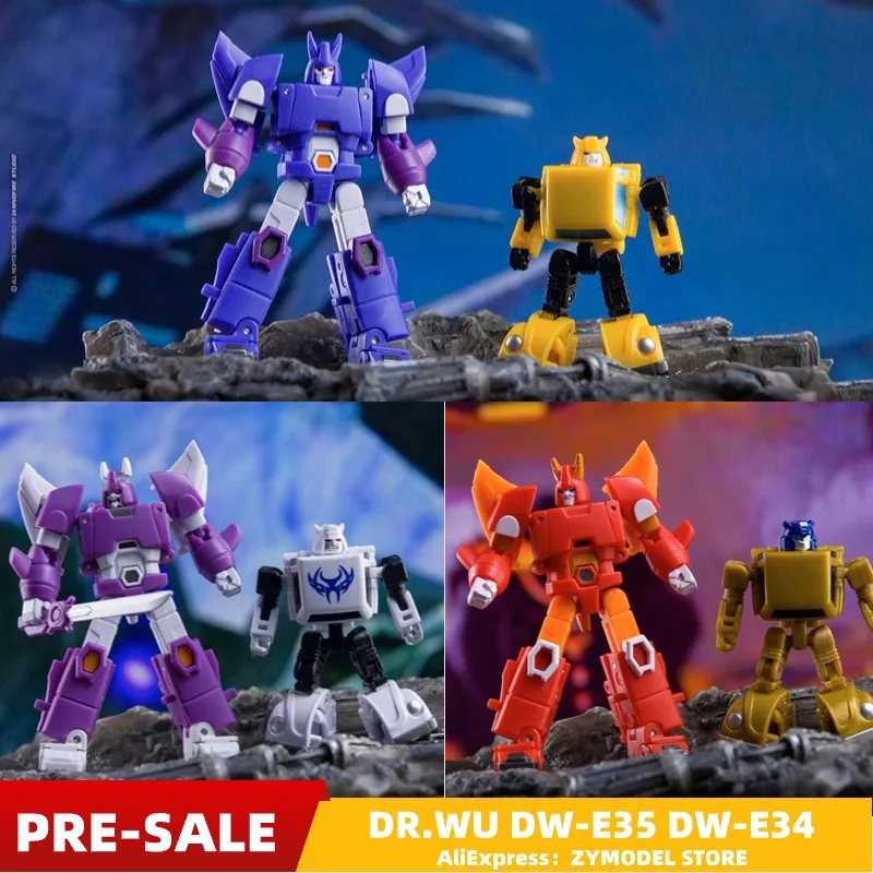 [IN STOCK] DR.WU DW-E35 Wingman &DW-E34 Wasp/DW-E35S&DW-E34M/DW-E35M&DW-E34G Cyclonus Golden Goldbug Action Figure MINI 5cm