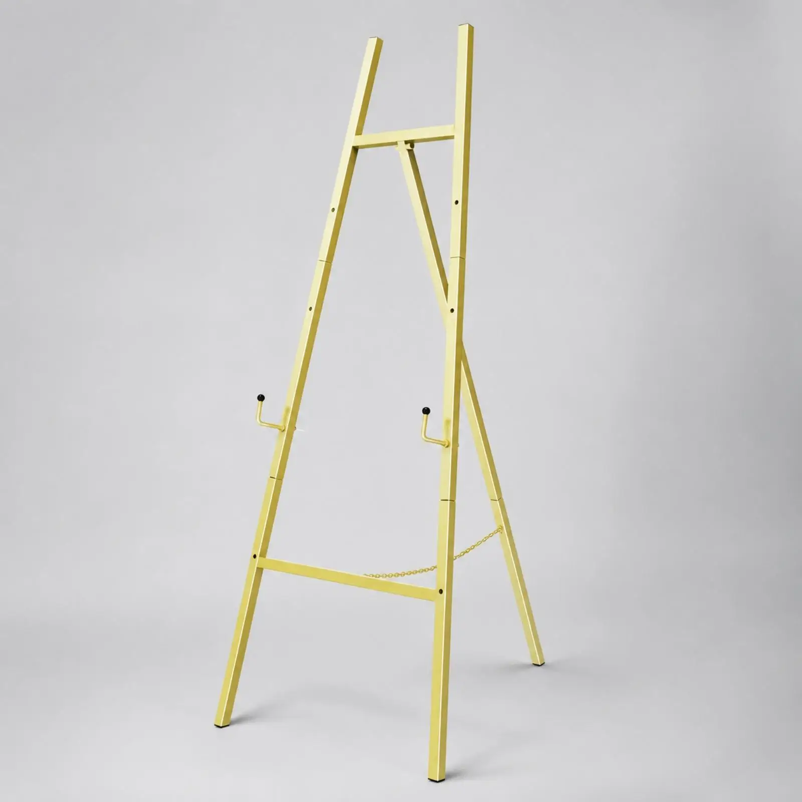 Adjustable Display Easel Gold Coated Metal Display Easel Stable for Art Studios, Galleries, Home Décor