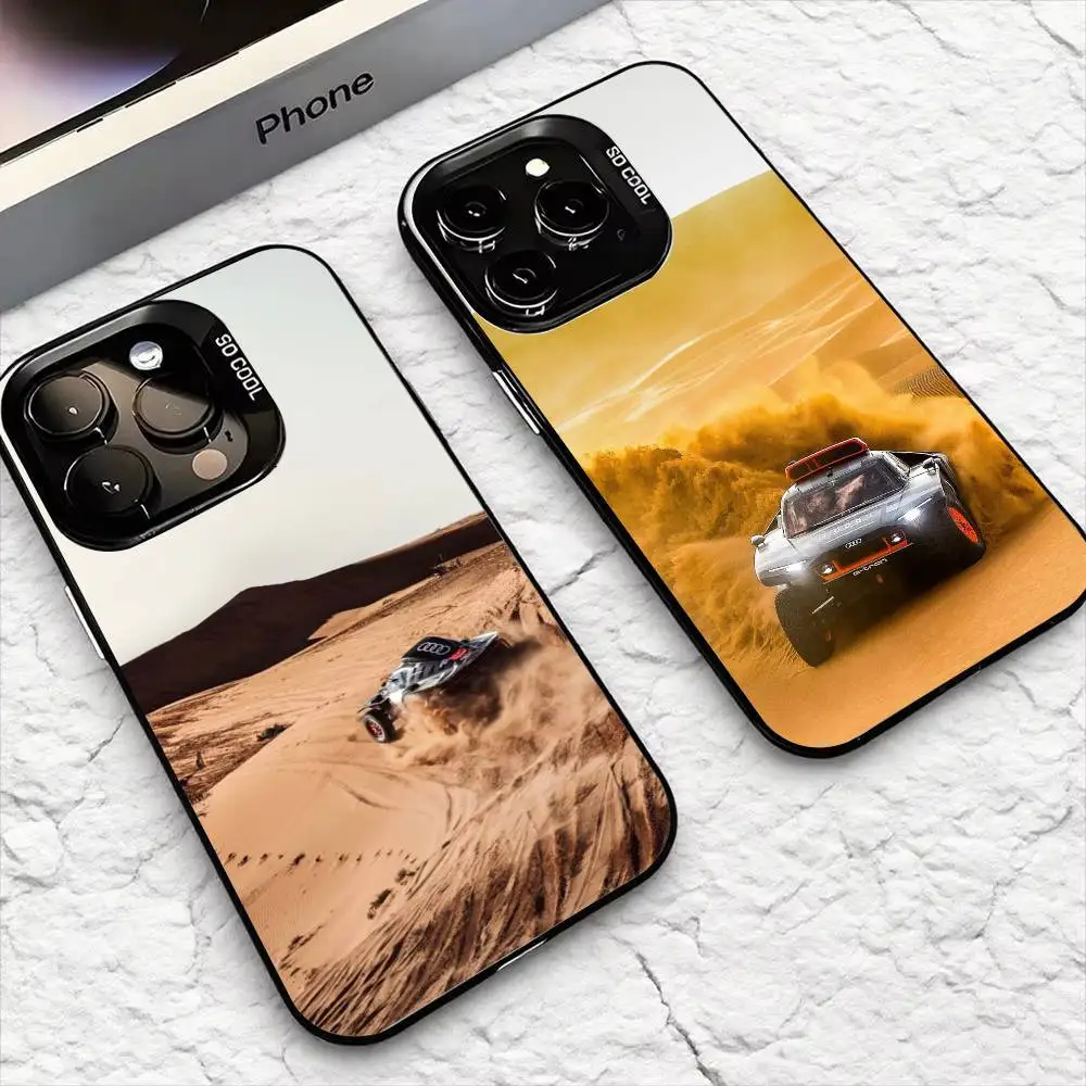 

R-Rally D-Dakar 2026 For iPhone 16,15,14,13,12,11,8,7,Pro,Max,Plus,Mini,XS,SE Anti Fall Black Matte Hard