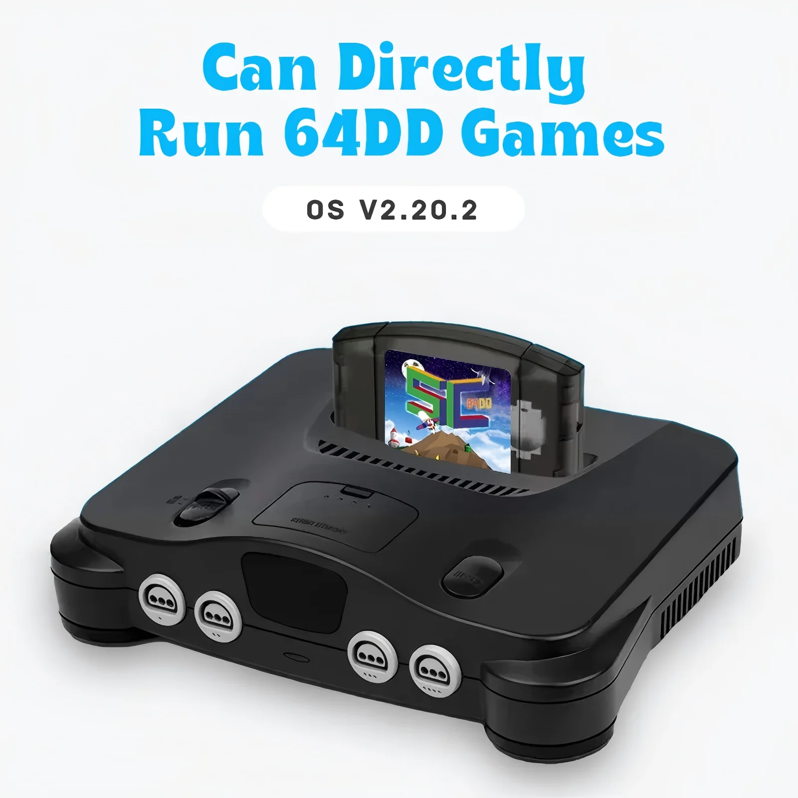 

Игровая карта Summer Car 64 Open Source N64 с интегрированной записываемой картой, совместимая с Nintendo N64, универсальная для использования в США, Японии, Европе