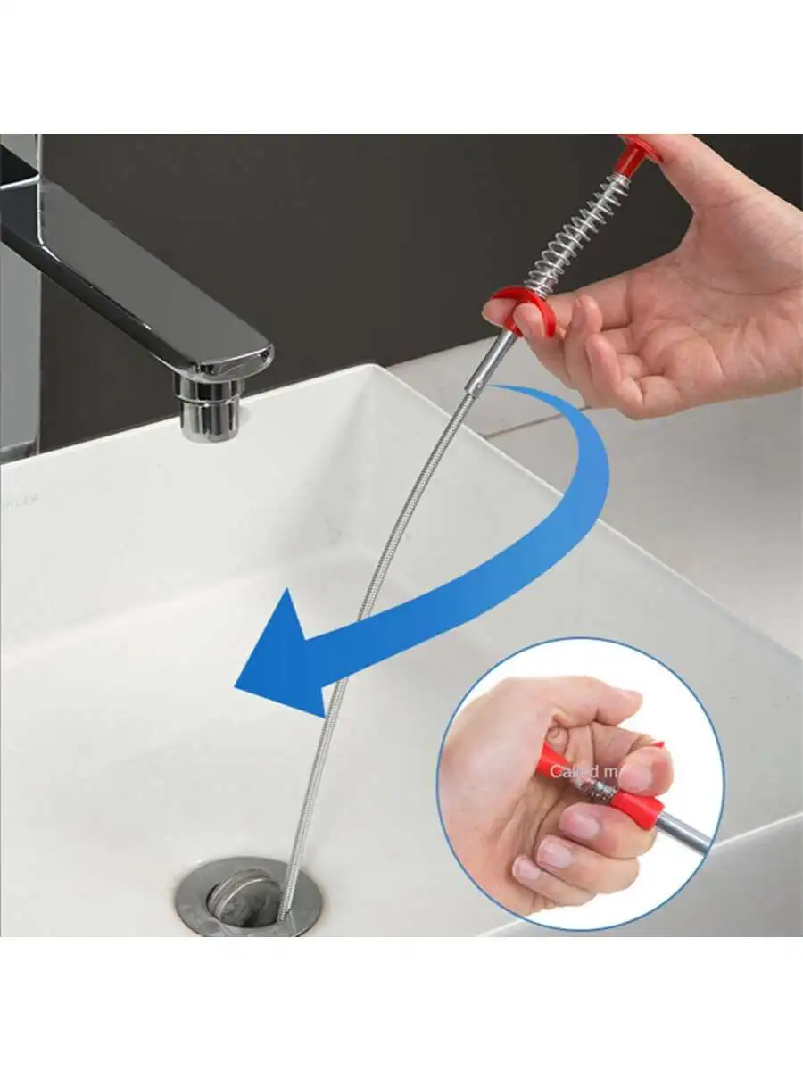 Kitchen Sink Cleaning Pipe Plunger and Sinks Sewer Toilet Unclogging With Grab Handle Factory Supply Four-jaw Pickup Unblocker