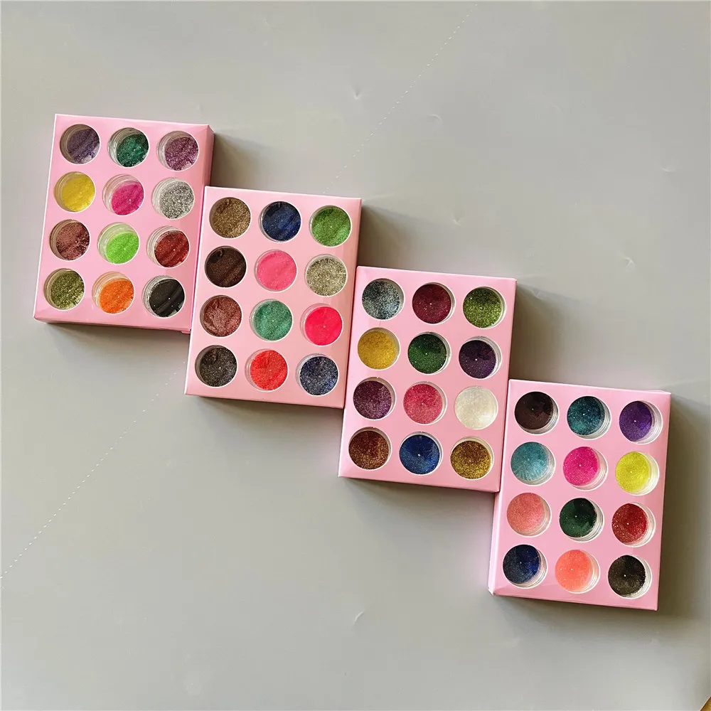 

48 шт./компл., блестящая голографическая мелкая сахарная пудра для ногтей, пигментная пыль для временной татуировки, гель-лак, блестящие аксессуары для маникюра