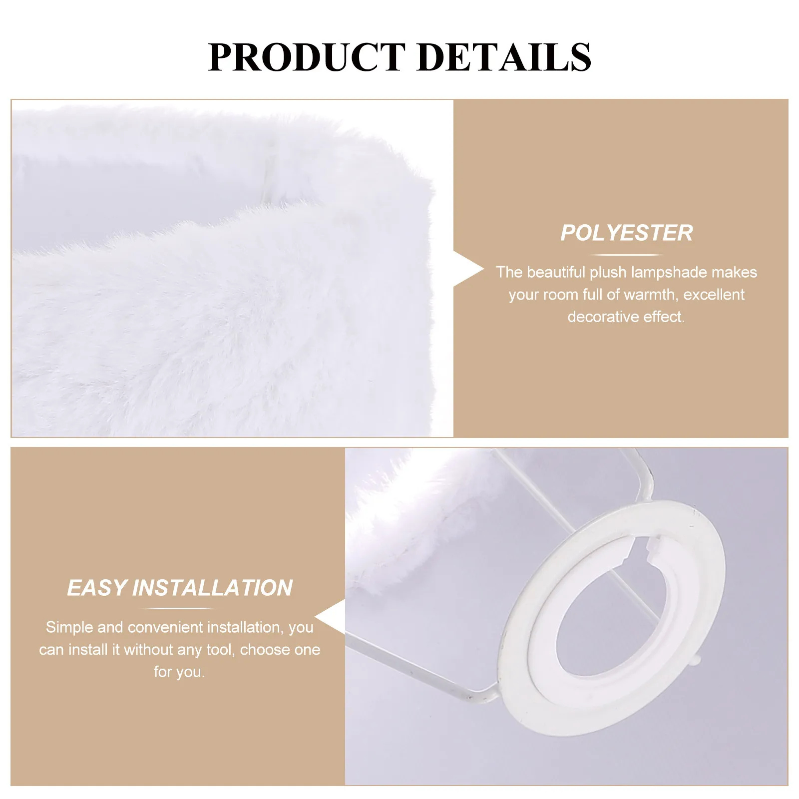 Creative Polyester Iron Lamp Shade for Bedroom Living Room Soft Light Decoration E14 E27 Replacement Desktop Light Cover