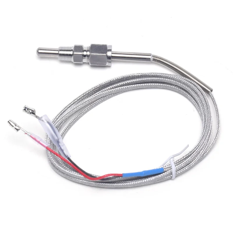 Car Modified Exhaust Gas Temperature Sensor High Temp Precise EGT Sensor 1/8 NPT Thread Connector