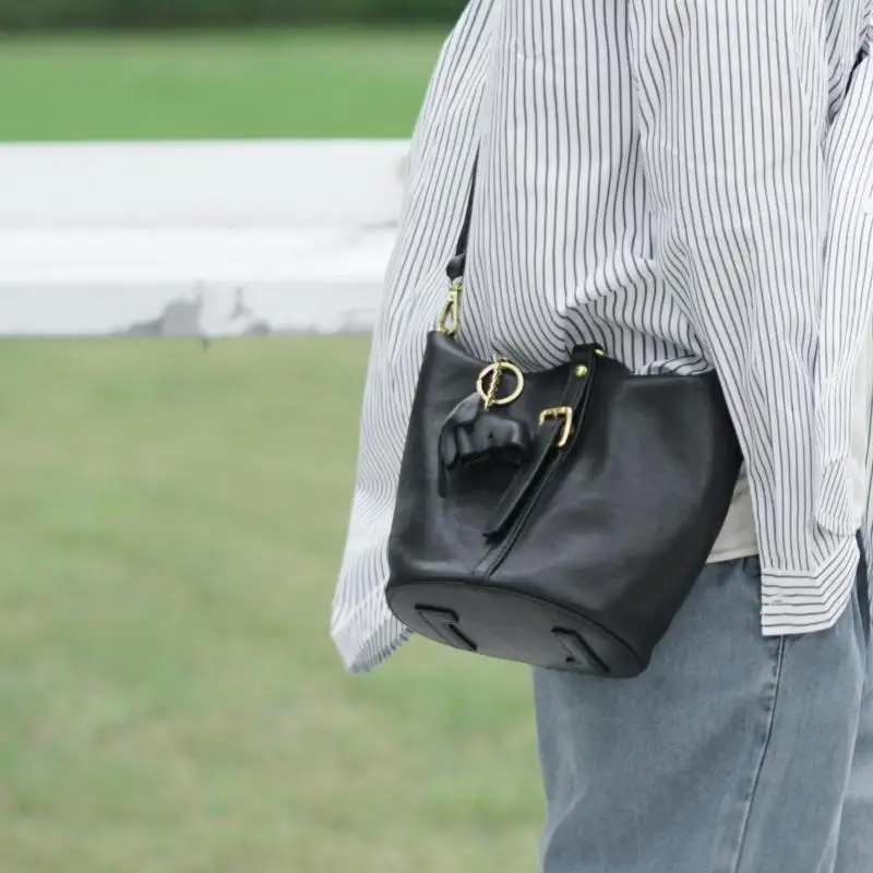 

fashion designer handmade genuine leather women's handbag casual luxury soft real cow leather female shoulder crossbody bag