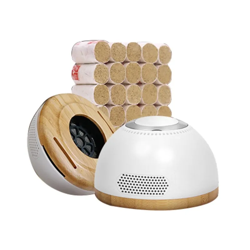 

Portable Moxibustion Therapy Set - Smokeless Moxa Box With 30 Moxa Cones, Acupoint Map & Strap