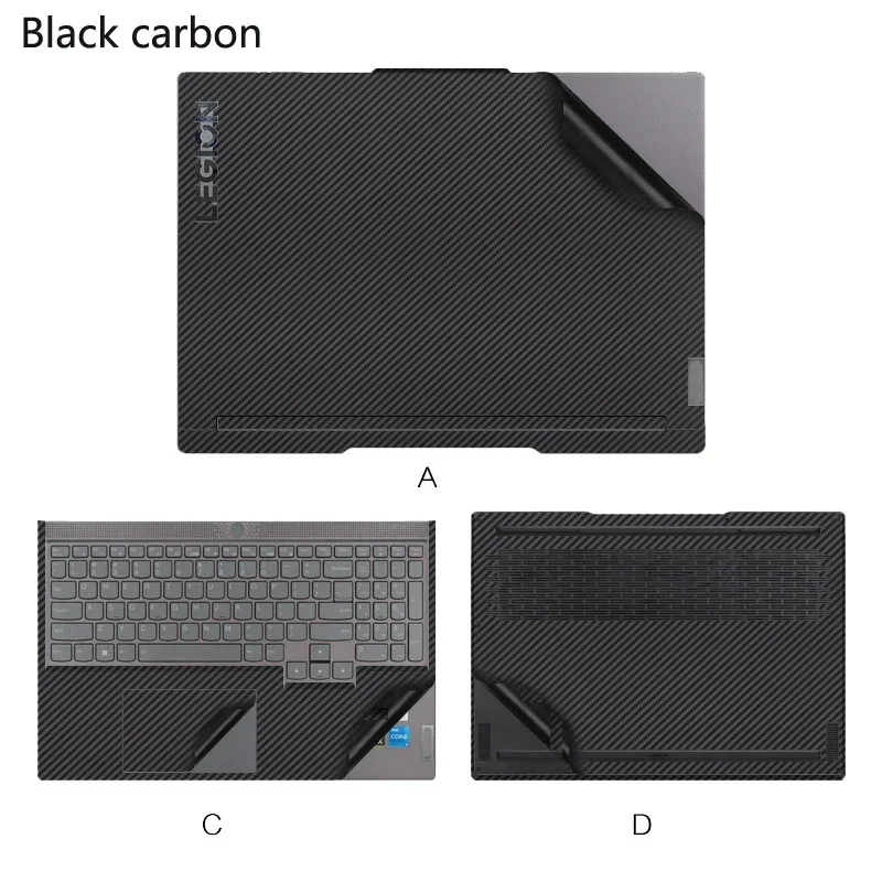 Leather Stickers Skin for Lenovo ThinkBook 15 G2 ITL 2021 Laptop Carbon fiber Vinyl Protection Decals Cover