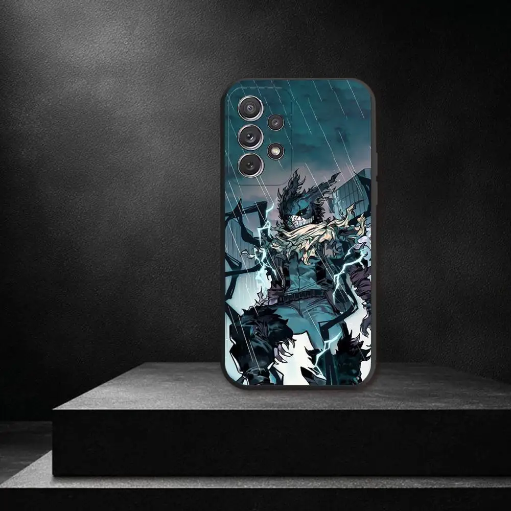 My Hero Academia D-Deku Phone Case For Samsung S 25,24,23,22,30,21,10,9,Ultra,Plus,Lite,FE,4,5G Black Soft Case