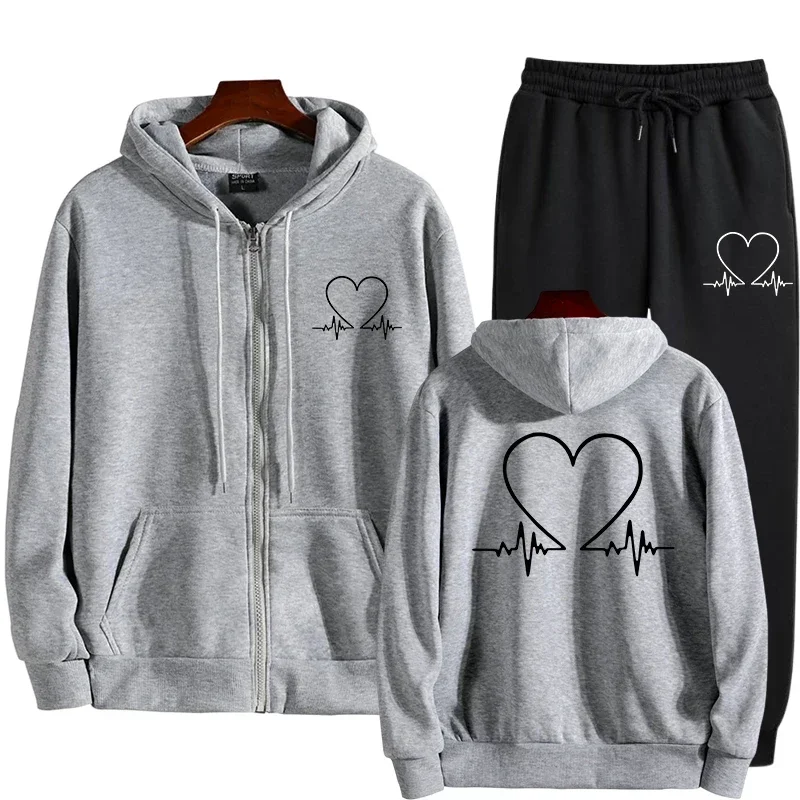 Outdoor Jogging Autumn Winter Casual Daily Women's Tracksuit Hoodies Hot Sale Single Piece Sweatshirt and Sweatpants Comfortable