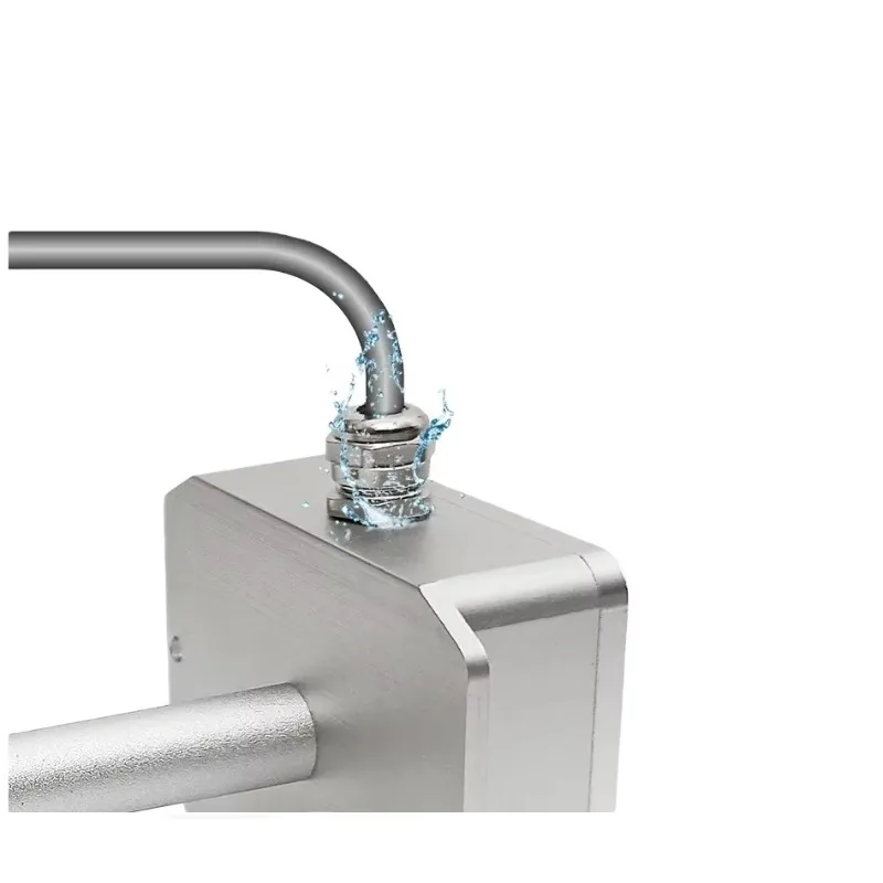 Duct Temperature Humidity Transmitter, Threaded Metal Sensor Housing, High Temp Humidity Probe, Wall Mounted Industrial Sensor