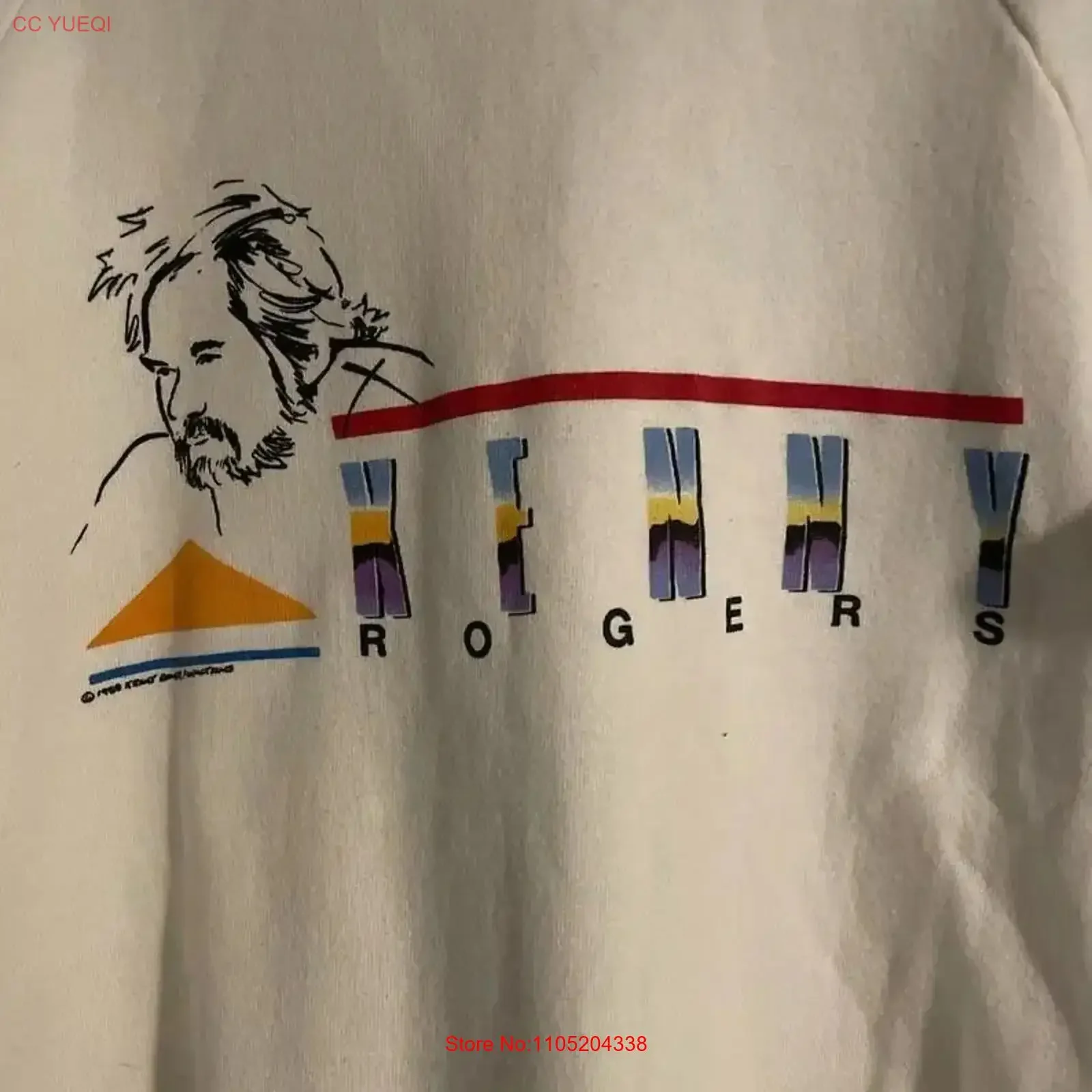 Vintage Kenny Rogers SweaT T Shirt 80s Country Music Size S to 5XL IM0139 vintage Washed graphic Stretched streetwear homme