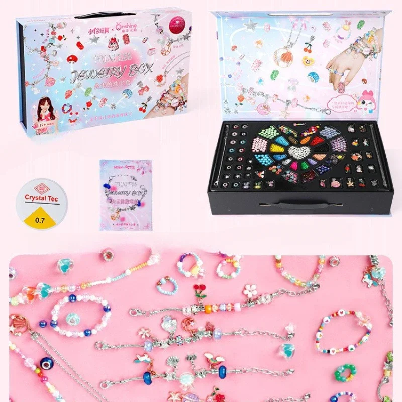 Beaded Children Wearing DIY Handmade Bracelet for Amblyopia Training Jewelry Making Materials Package Puzzle