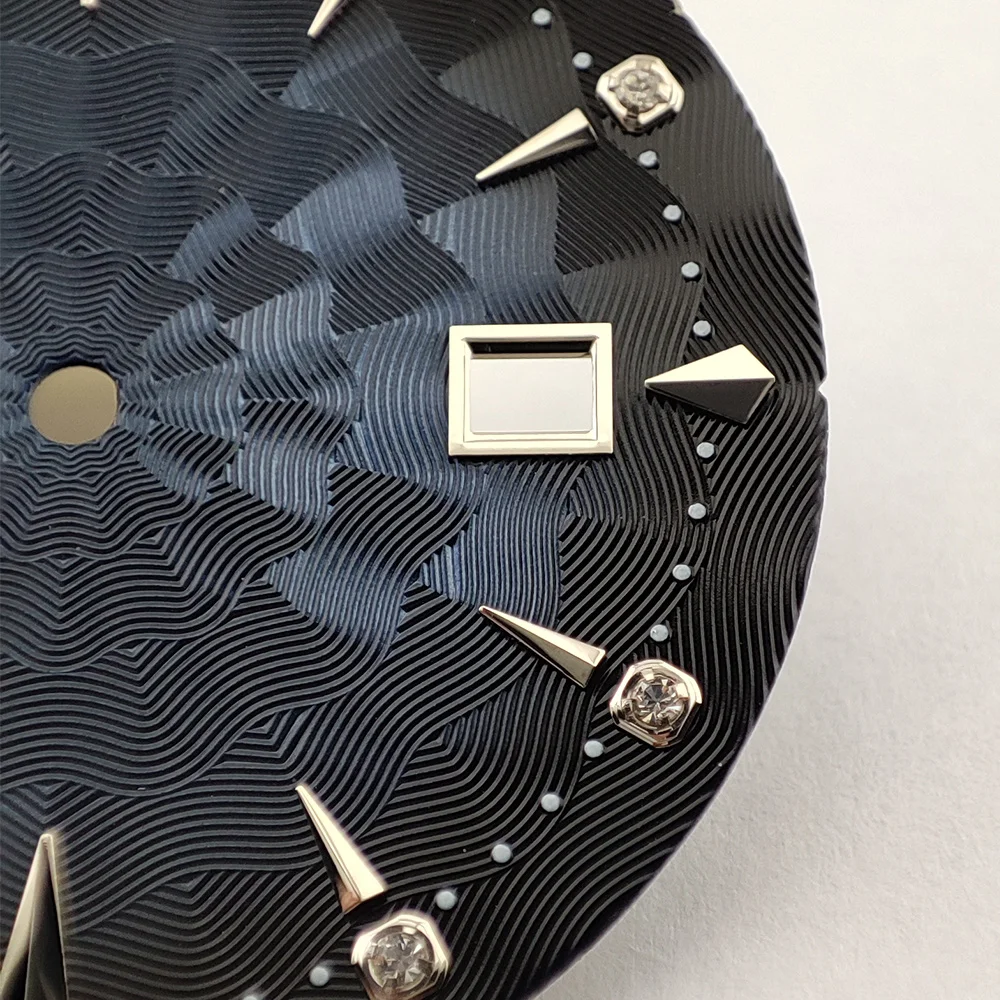 Relógio nh35 dial cocktail dial 35mm modificado acessórios de relógio nh35 nh36 nh34 movimento automático relógio mods diy relógio dial nh38