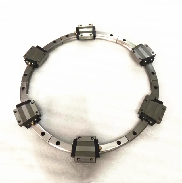 HCR15A1UU + 60/300R6T Curved Linear Rail Slider