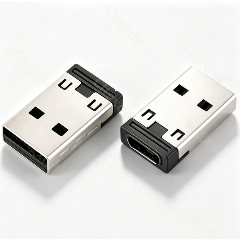 Cltgxdd USB A To Type-C3.1 Female Adapter Integrated PCB Molding Mini Converter Fast Charging Data Sync For Phones Laptops & PCs