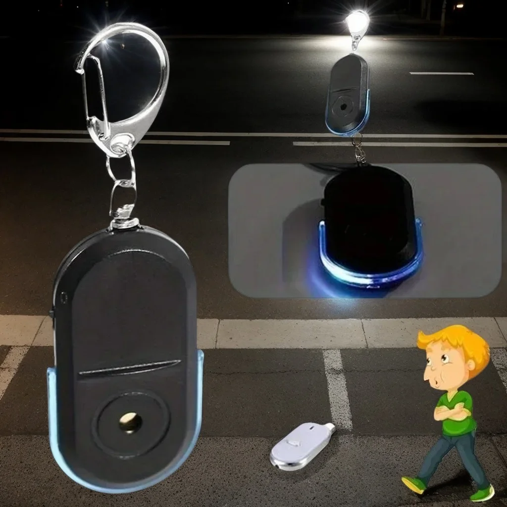 

1PC Blue Anti-Loss Key Finder with LED – Helps Prevent Losing Keys & Enhances Memory Recall++