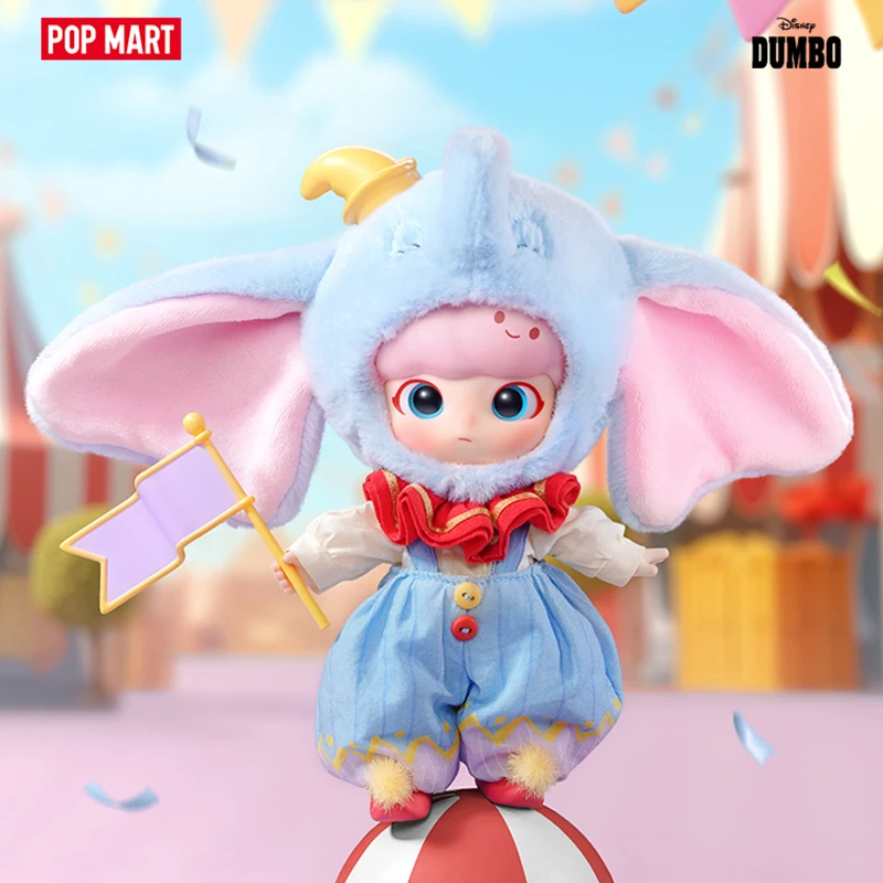 POPMART IMOO X Dumbo Doll Set Plush Toys Cotton Doll Clothes Doll Cute Anime Figure Ornaments