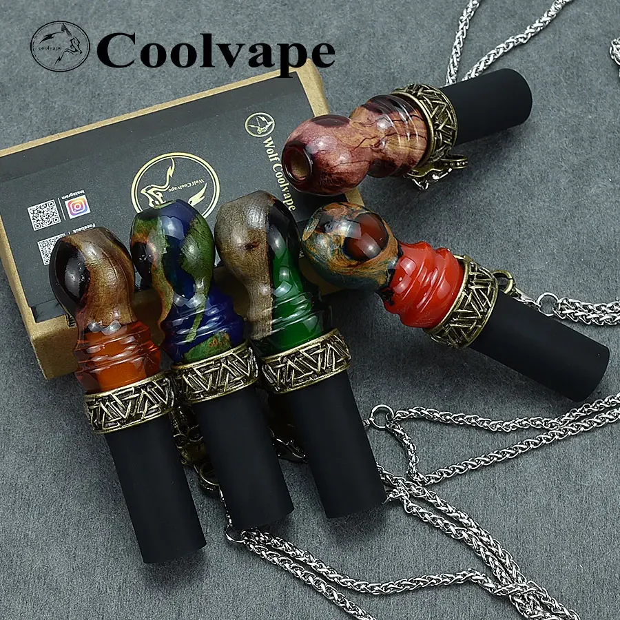 party gift High-end Hookah hookah mouthpieces stabilized wood resin mouthpieces Chicha Narguile Water Pipe shisha Mouthpieces