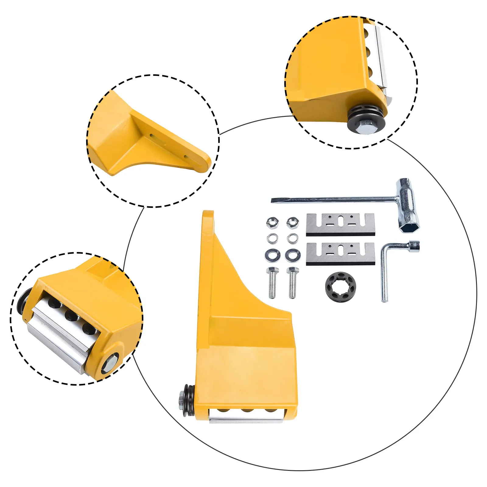 Log Peeler for Fast and Effective Log Debarking Compatible with 325 and 38 Pitch Chains Chainsaw Debarker Attachment