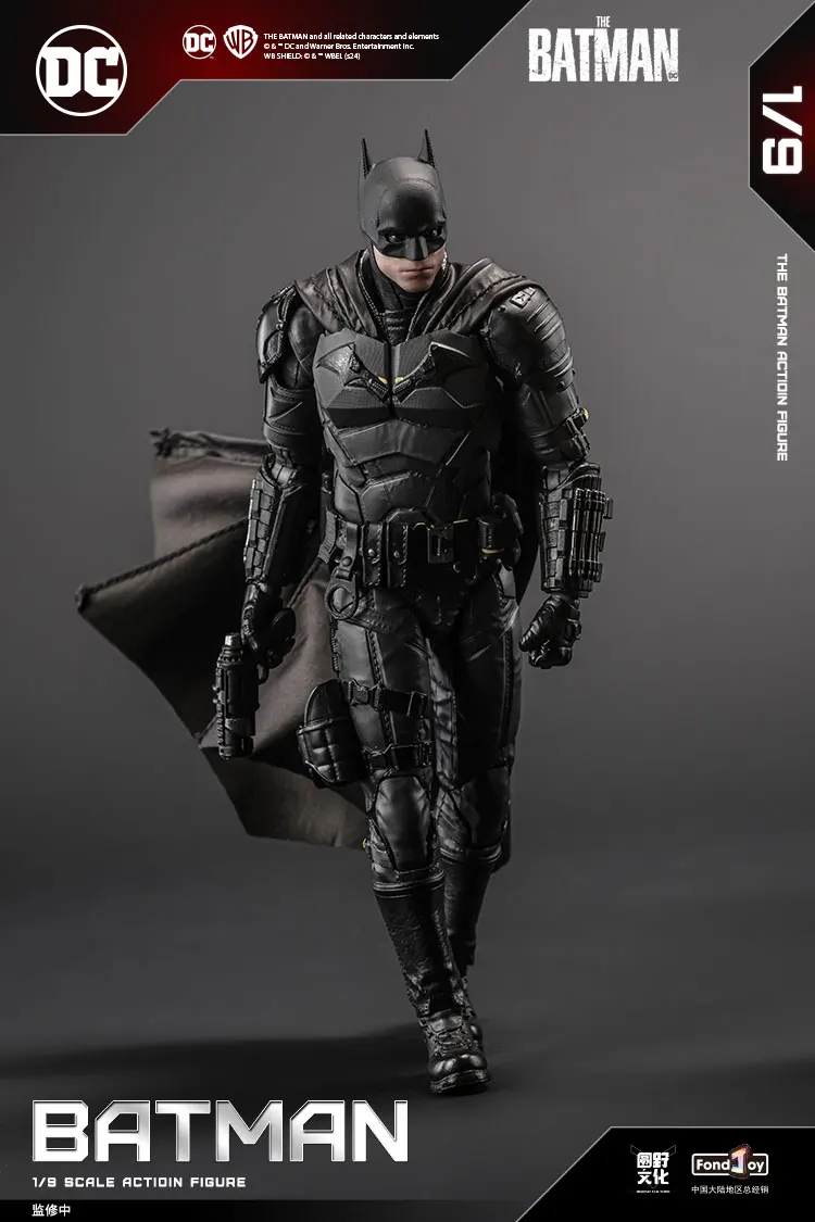 1/9 Fondjoy DC Originals Robert Pattinson 2022 Justice League Batman Bruce Wayne Action Figure Collectible Model Doll Kids Toys