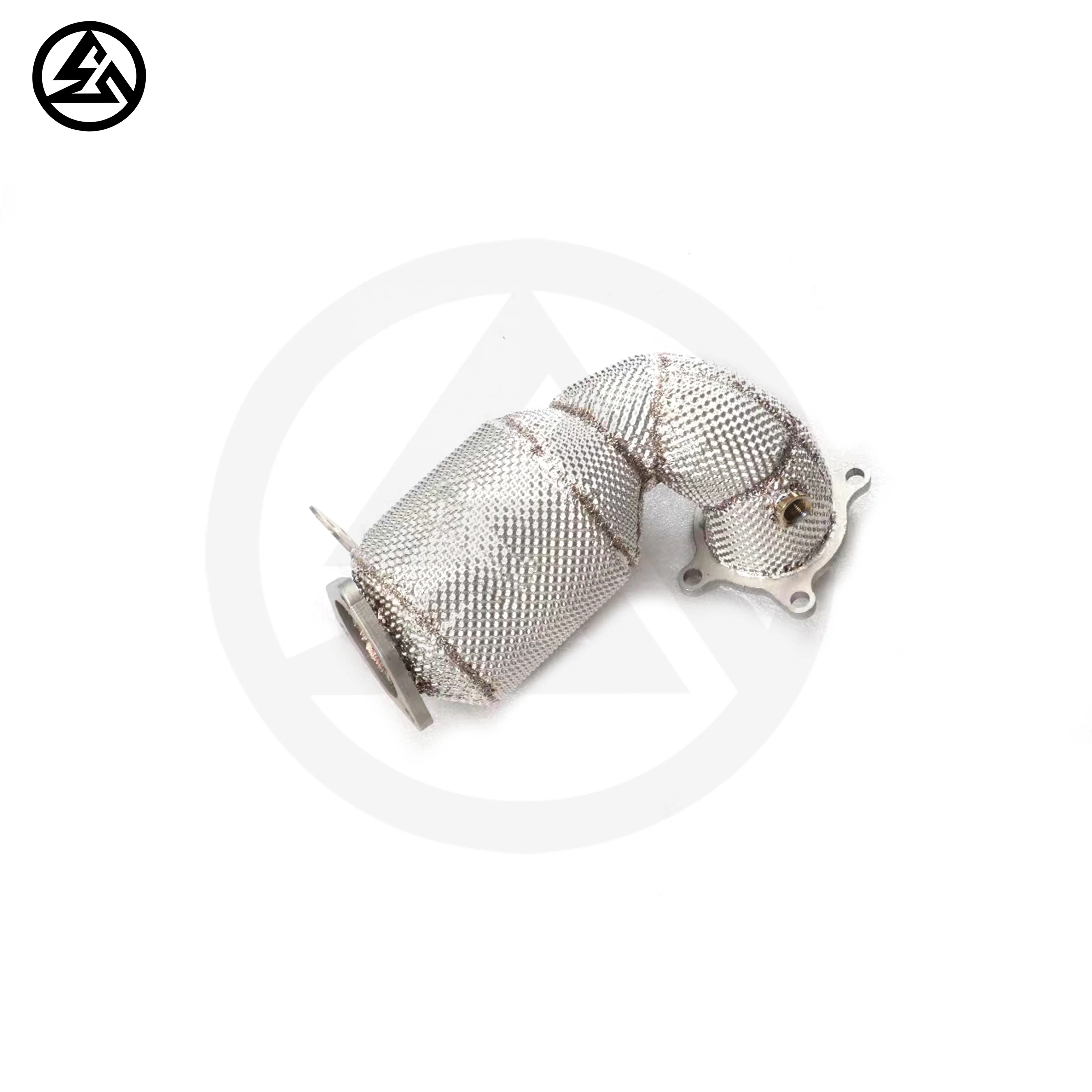 ODM High Flow Catted Downpipe for VW Multivan T5/T6 2.0T Auto Performance Parts Exhaust Pipe With Catalyst