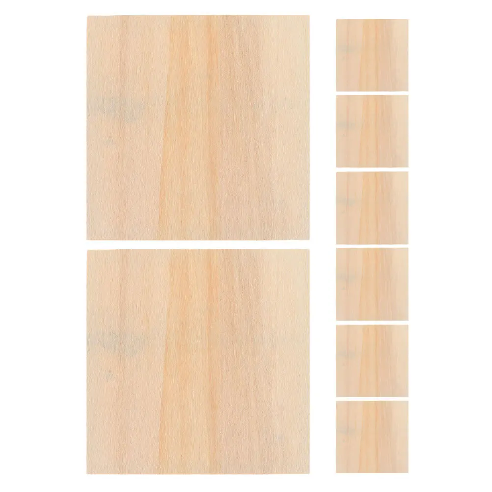 

8Pcs Wooden Picture Frames Blank Natural Pine Wood Sturdy DIY Painting Clay Craft Boards for Wall Hanging Art Projects
