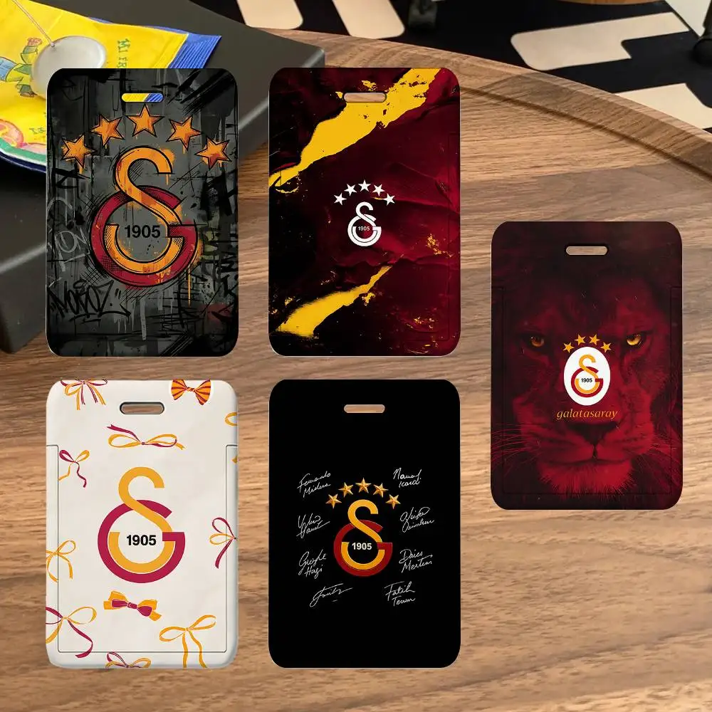 Image of COOL G-Galatasaray-ClubS Kartenhalter, Kartenbox aus Leder, Schlüsselanhänger, Ausweishalter, Ausweiskartenhalter, Schlüsselanhänger