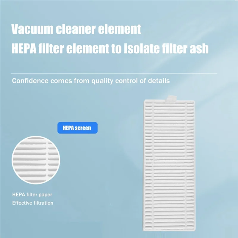 5PCS Vacuum Cleaner Replacement HEPA Filter Suitable for 360 S8 S8 Plus Sweeping Robot Accessories Filter