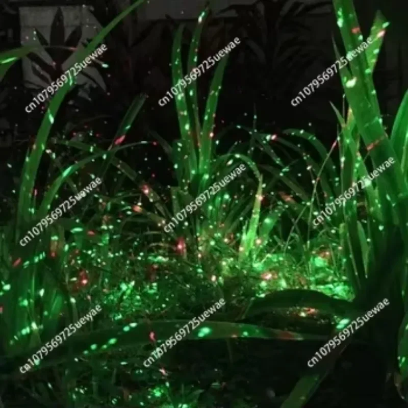 Christmas Projector Lights Outdoor, Green and Blue with Remote Control，Motion Firefly Red