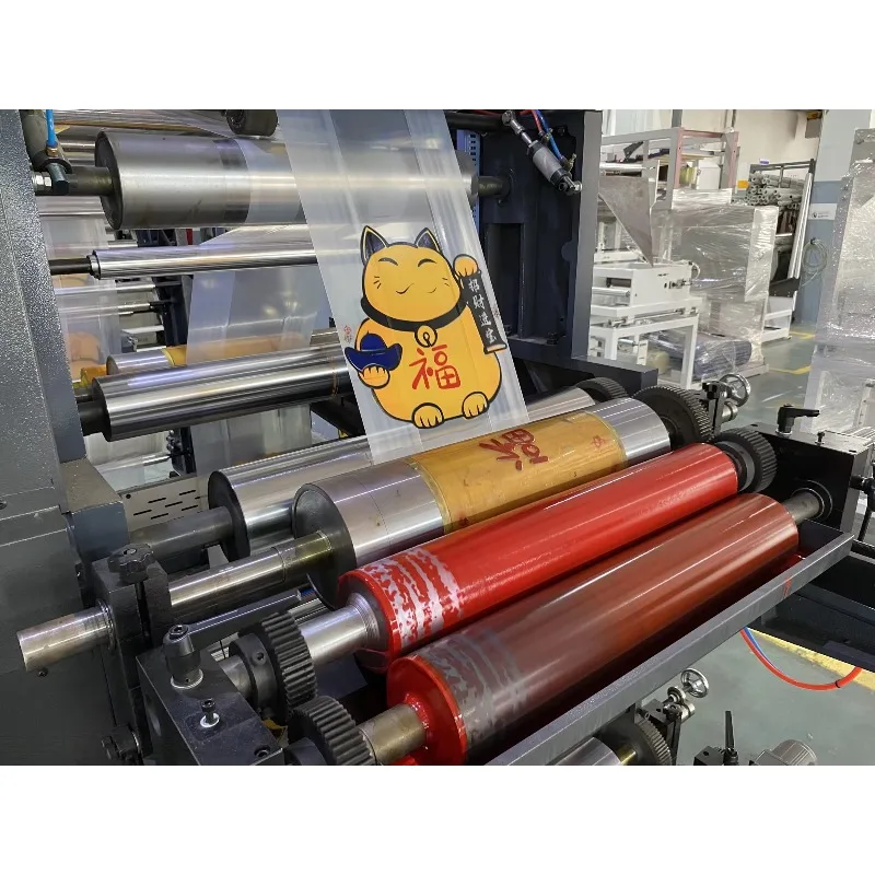 Stack Bridge Flexo Printing Machine 4–8 Color Roll to Roll Automatic Printer for Plastic Film Paper Bag Nonwoven Fabric Printing