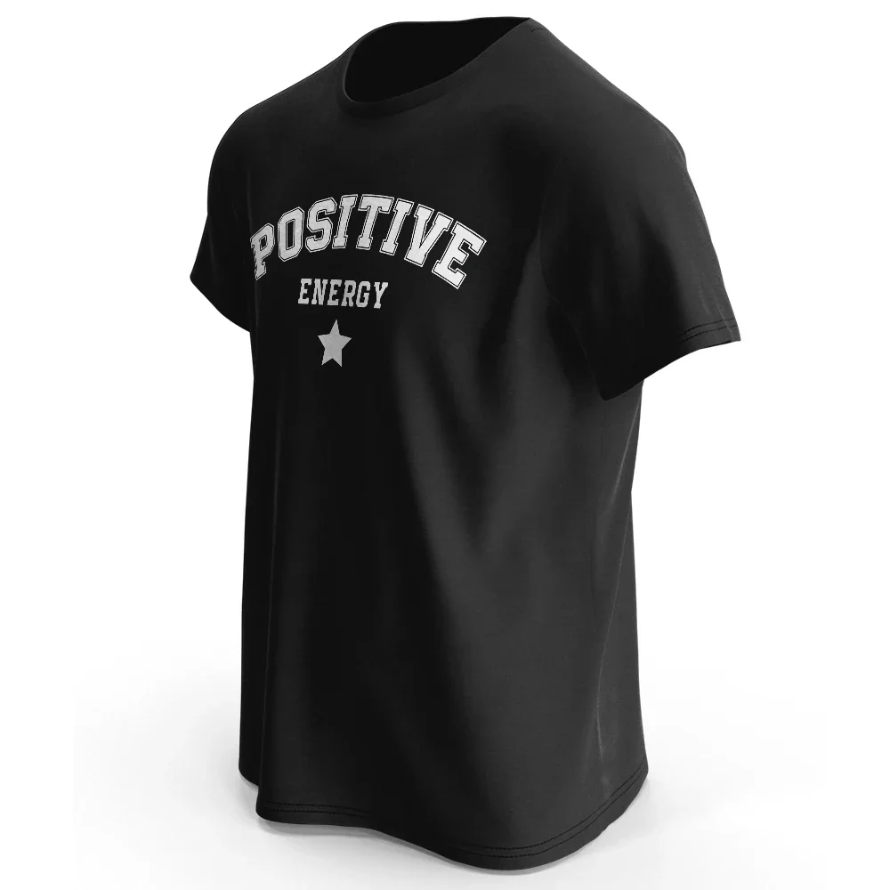 Trendy Urban Streetwear for a Stylish Summer Look Men's Positive Energy Tees and T-Shirt