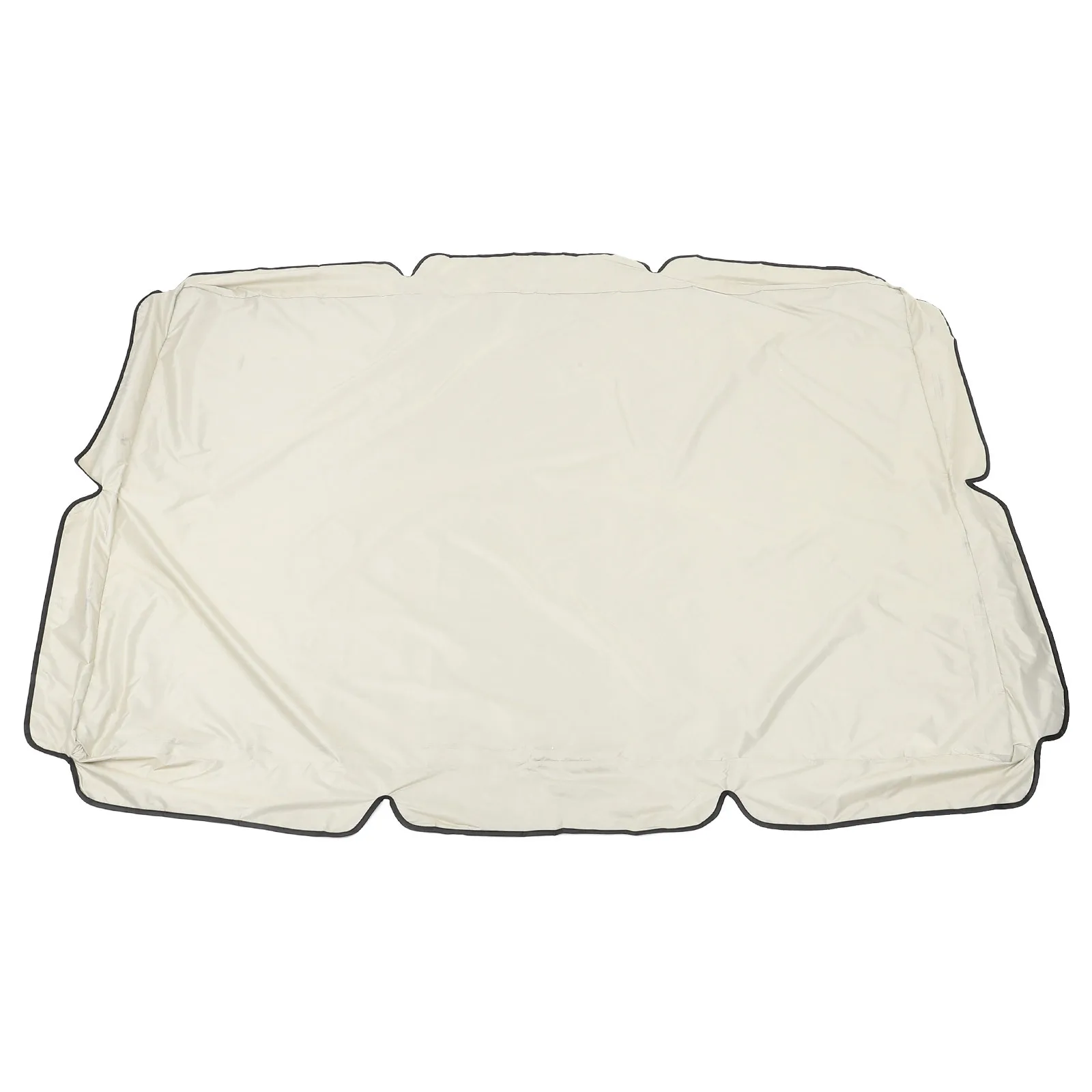 

190t Swing Canopy Cover Replacement Waterproof Oxford Cloth Durable Patio Outdoor Garden Beige 190x132x15cm Sun Protection