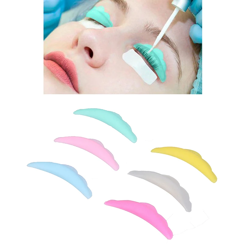 5 Pairs Heißer Wimpern Farbe Silikon Spacer Wimpern Curler Schild Silikon Spacer Falsche Wimpern Werkzeug Zubehör