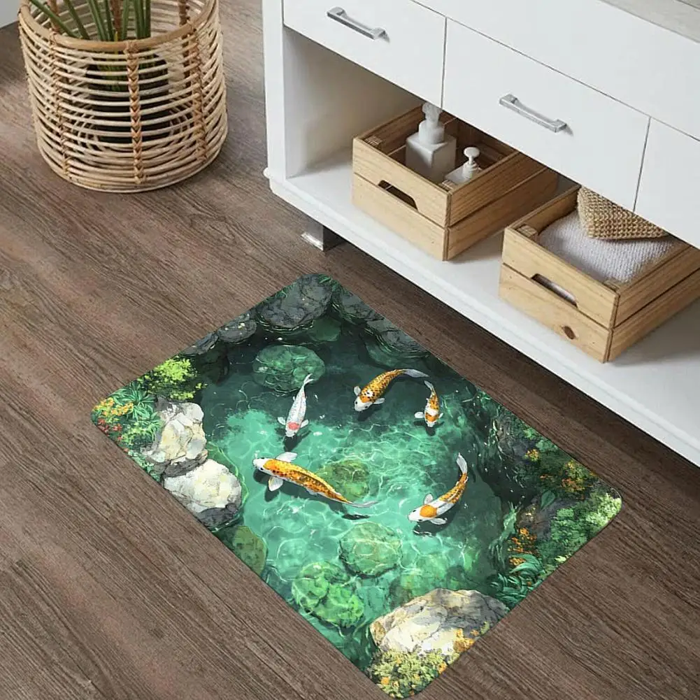 ثلاثية الأبعاد رؤية كهف نمط جديد مدخل الكلمة حصيرة الحمام ماصة حصيرة مدخل السجاد المطبخ الباب الأمامي نونسليب الكلمة حصيرة 2026 جديد #4