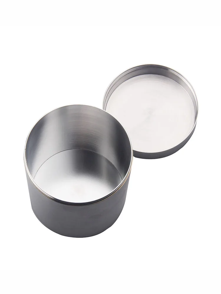 304 Stainless Steel Tea Canister 400ml-Air Tight Screw Lid Food Storage Container for Coffee Spices,Durable Anti-Moisture Design