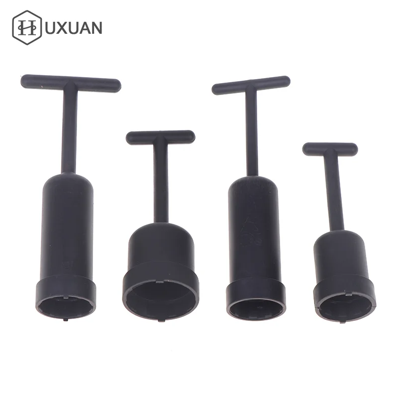 5 PCS G9 Sleeve For Lamp Cap Outer Ring,G9 Socket Ring Removal Tool,Black PVC Plastic Wrench And T-type Fast Dual-use Sleeve