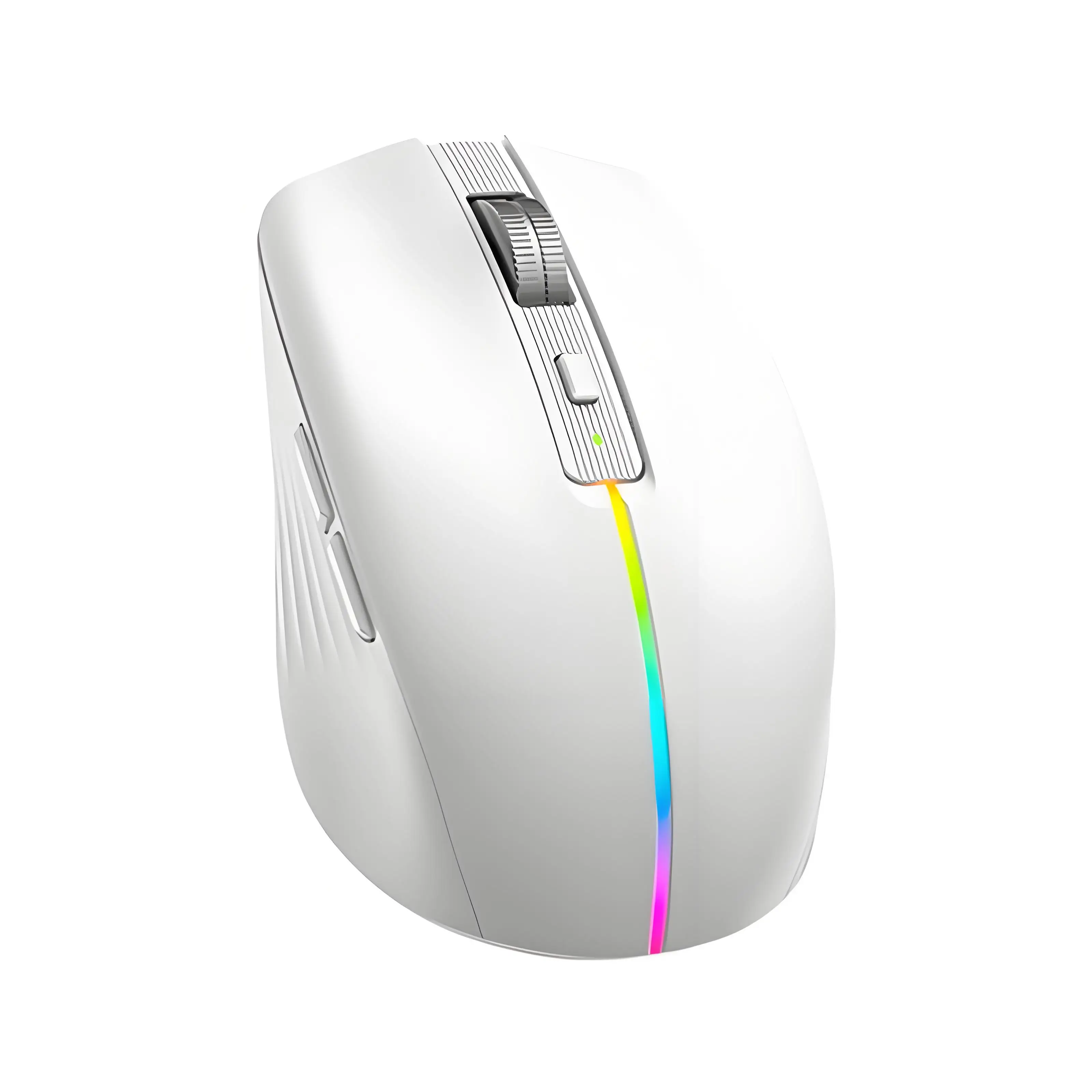 

AI Wireless RGB Mouse For Gaming/Office - Tri-Mode, Silent Click & Voice Control (Rechargeable, 30-Day Battery, PPT Optimized)