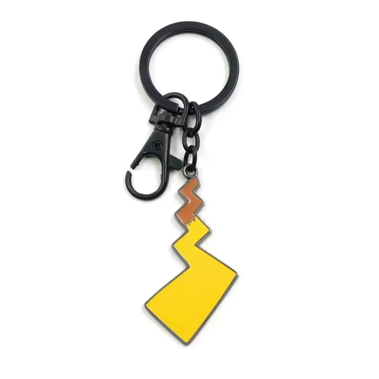 Leuke Pikachu Staart Sleutelhanger Pokemon Elf Anime Accessoires Cartoon Decoratie Sleutelhanger Sieraden Cosplay Props Kinderspeelgoed Gift