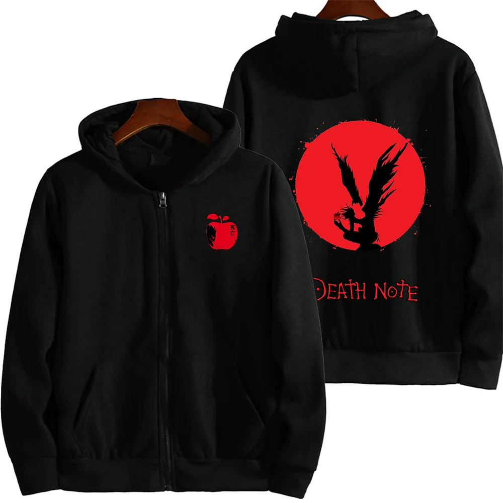 Anime DEATH NOTE Yagami Light Ryuk Print Hoodies Couple student street sports casual Hoodies