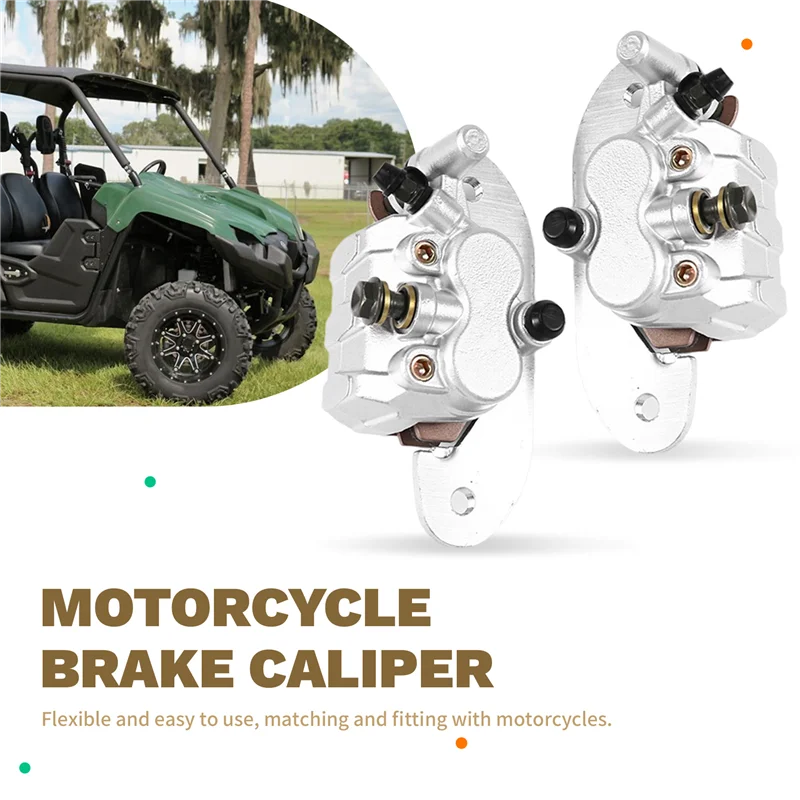 

Motorcycle Brake Caliper 4PCS For Viking 700 Wolverine X2 X4 700 850 2014-2022 1XD-2580T-00-00 1XD-2580W-00-00