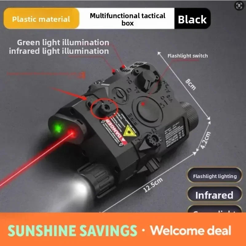 2026 Balanced Infrared Bright Output PEQ-15 Nylon Box M4A1 Scene Layout Hobby Parts